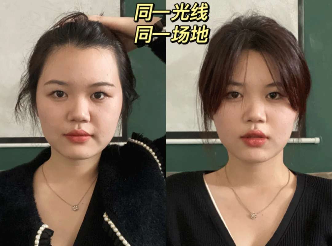 女中学生圆形脸适合什么发型（学生党一定要试试这5款发型气质显脸小）